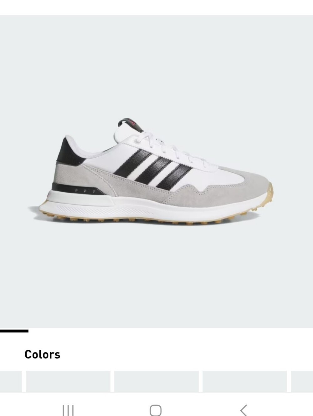 adidas White, Gray & Black Retro Trainer